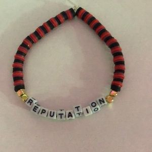 Handmade Reputation Taylor Swift bracelet